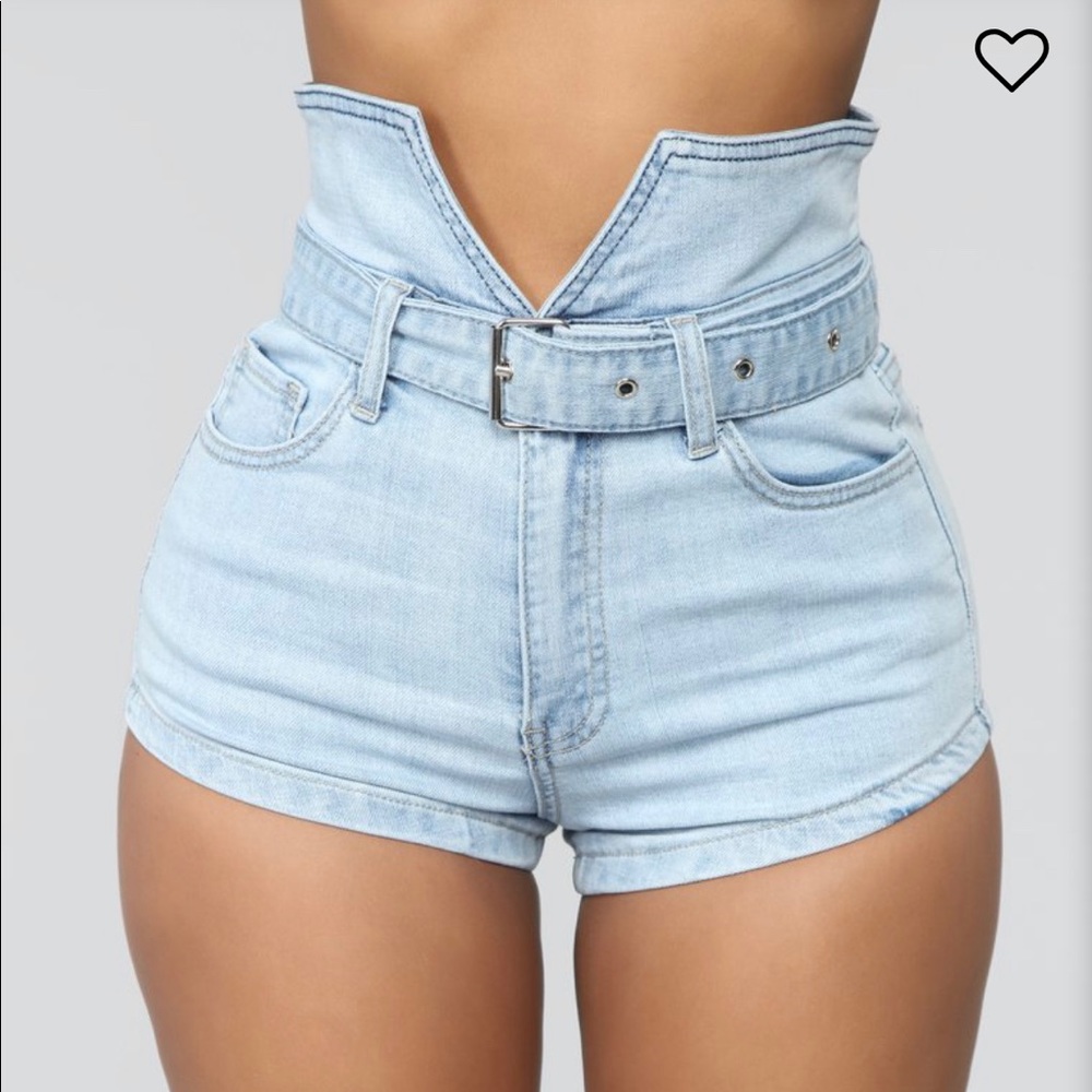 High waisted shorts